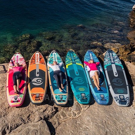 SUP SUN REFLECTIONS MULTI 12'4'' MINICOMBO Emerald drift - aufblasbares Stand Up Paddle Board