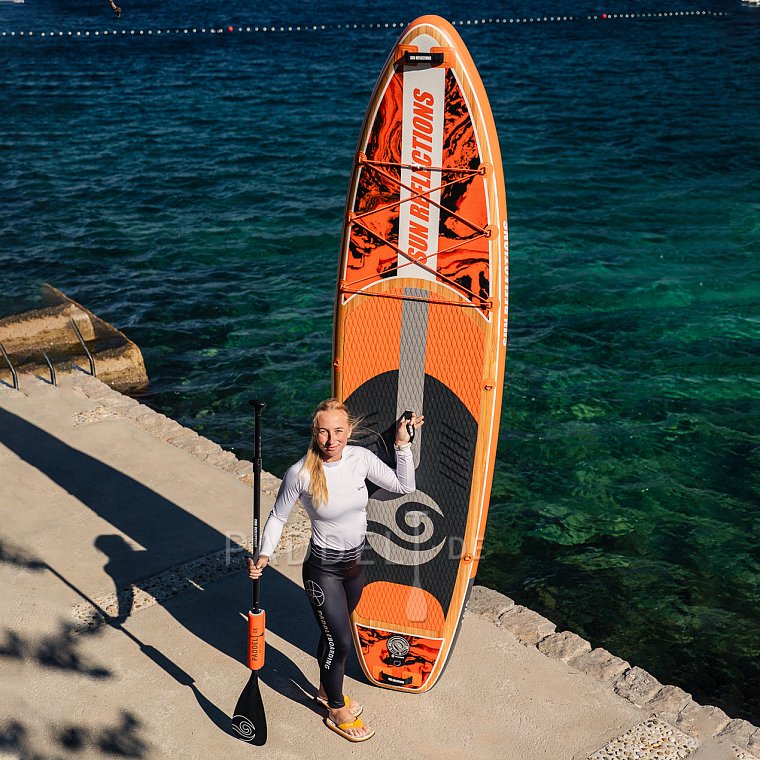 SUP SUN REFLECTIONS M 10'8'' MINICOMBO Orange - aufblasbares Stand Up Paddle Board