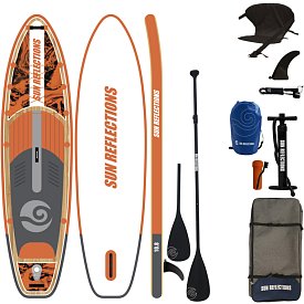 SUP SUN REFLECTIONS M 10'8'' MINICOMBO Orange - aufblasbares Stand Up Paddle Board