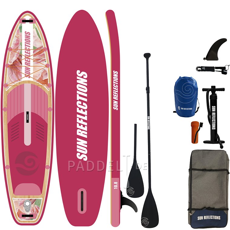 SUP SUN REFLECTIONS M 10'8'' MINICOMBO Soft blush - aufblasbares Stand Up Paddle Board