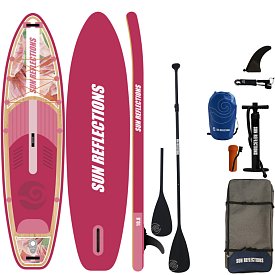 SUP SUN REFLECTIONS M 10'8'' MINICOMBO Soft blush - aufblasbares Stand Up Paddle Board