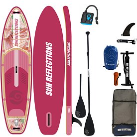 SUP SUN REFLECTIONS M 10'8'' MINICOMBO Soft blush - aufblasbares Stand Up Paddle Board