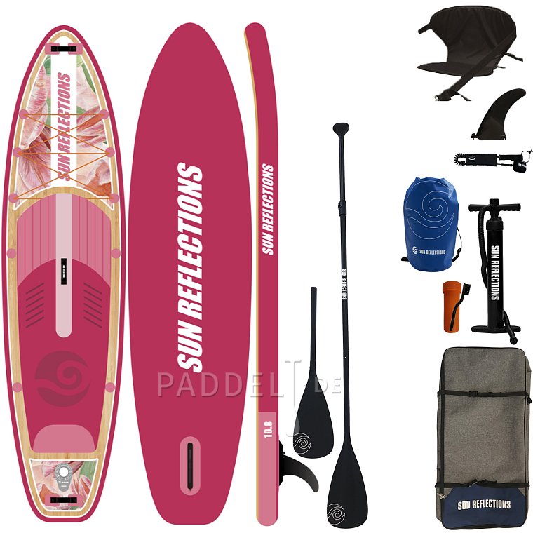 SUP SUN REFLECTIONS M 10'8'' MINICOMBO Soft blush - aufblasbares Stand Up Paddle Board