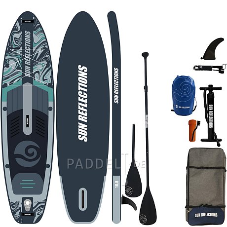 SUP SUN REFLECTIONS M 10'8'' MINICOMBO Forest grey - aufblasbares Stand Up Paddle Board