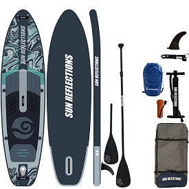 SUP SUN REFLECTIONS M 10'8'' MINICOMBO Forest grey - aufblasbares Stand Up Paddle Board