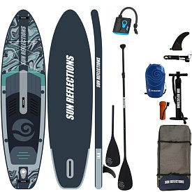 SUP SUN REFLECTIONS M 10'8'' MINICOMBO Forest grey - aufblasbares Stand Up Paddle Board