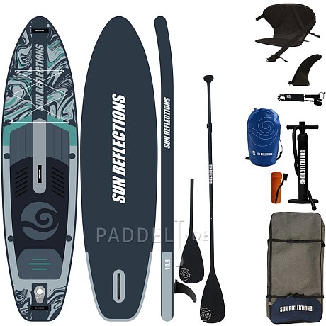 SUP SUN REFLECTIONS M 10'8'' MINICOMBO Forest grey - aufblasbares Stand Up Paddle Board