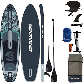 SUP SUN REFLECTIONS M 10'8'' MINICOMBO Forest grey - aufblasbares Stand Up Paddle Board