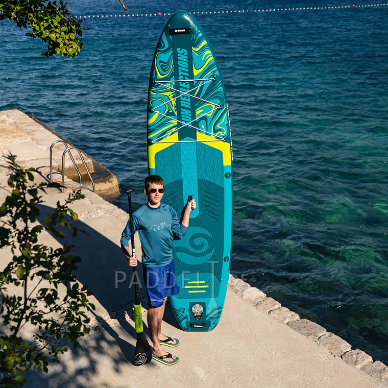 SUP SUN REFLECTIONS M 10'8'' MINICOMBO Emerald Drift - aufblasbares Stand Up Paddle Board