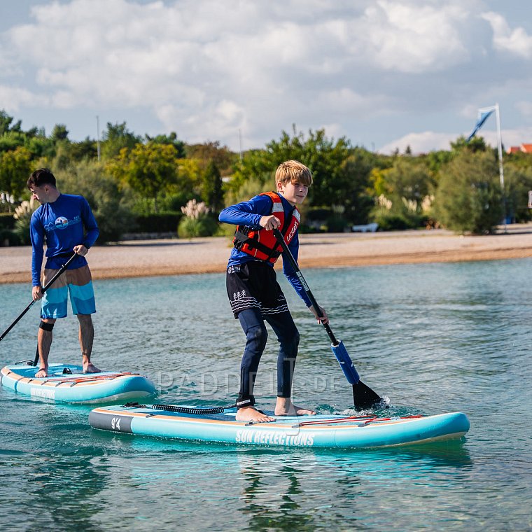 SUP SUN REFLECTIONS S 9'4'' MINICOMBO Ocean mirage - aufblasbares Stand Up Paddle Board
