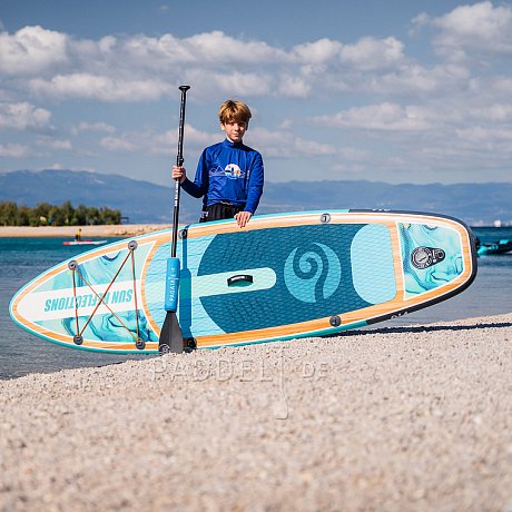 SUP SUN REFLECTIONS S 9'4'' MINICOMBO Ocean mirage - aufblasbares Stand Up Paddle Board