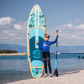 SUP SUN REFLECTIONS S 9'4'' MINICOMBO Ocean mirage - aufblasbares Stand Up Paddle Board