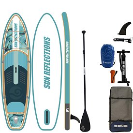 SUP SUN REFLECTIONS S 9'4'' Ocean mirage - aufblasbares Stand Up Paddle Board