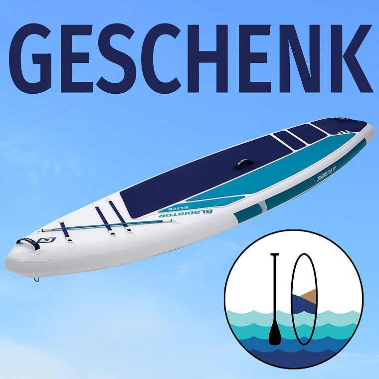 Geschenkgutschein für den Kauf eines SUP-Boards bei PADDELT.DE