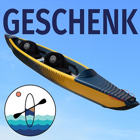 Geschenkgutschein für den Kauf eines Kajaks bei PADDELT.DE