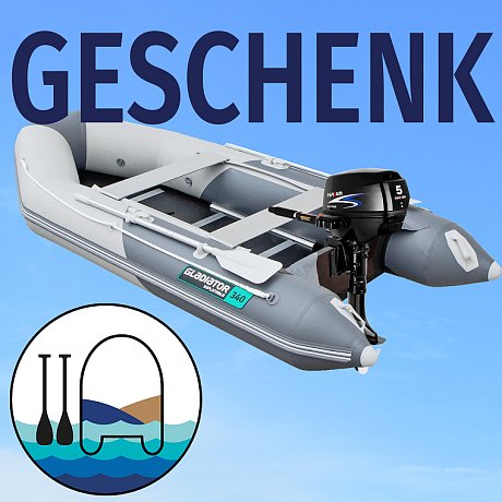 Geschenkgutschein für den Kauf eines Schlauchbootes bei PADDELT.DE