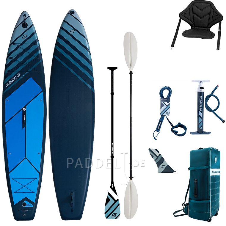SUP GLADIATOR PRO 12'6'' WIDE mit Paddel 2026 - aufblasbares Stand Up Paddle Board