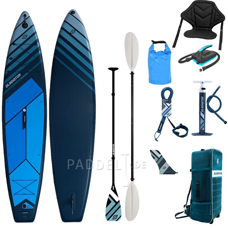 SUP GLADIATOR PRO 12'6'' WIDE mit Paddel 2026 - aufblasbares Stand Up Paddle Board