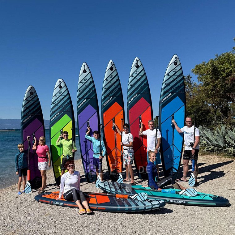 SUP GLADIATOR PRO 12'6'' TOURING mit Paddel 2026 - aufblasbares Stand Up Paddle Board