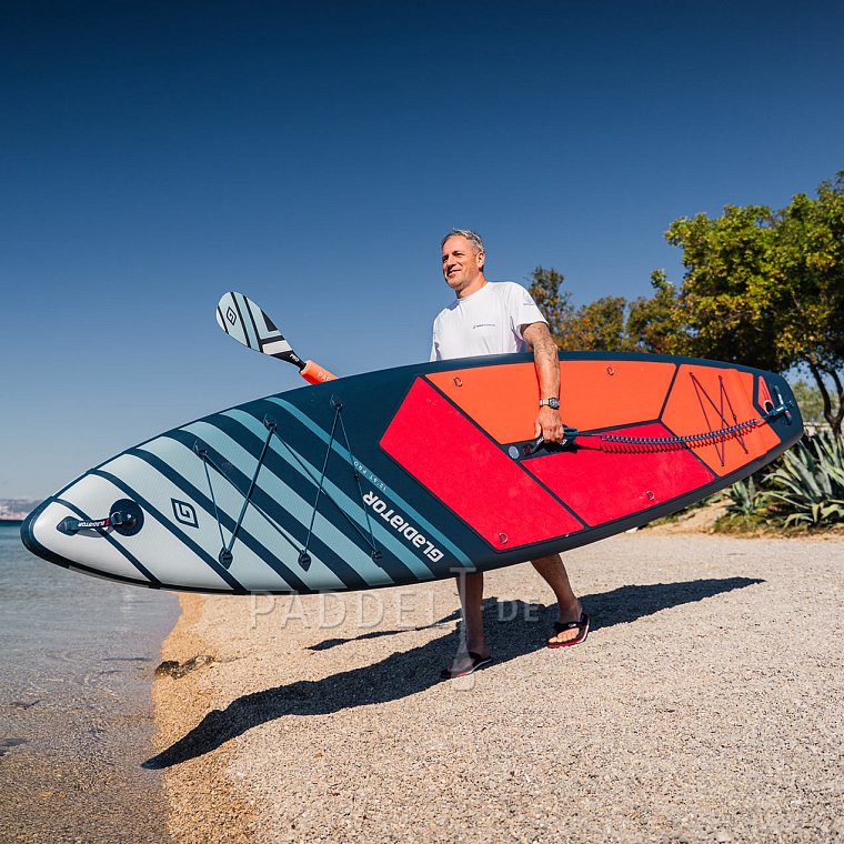 SUP GLADIATOR PRO 12'6'' TOURING mit Paddel 2026 - aufblasbares Stand Up Paddle Board