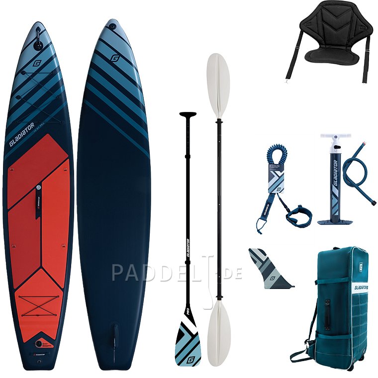 SUP GLADIATOR PRO 12'6'' TOURING mit Paddel 2026 - aufblasbares Stand Up Paddle Board
