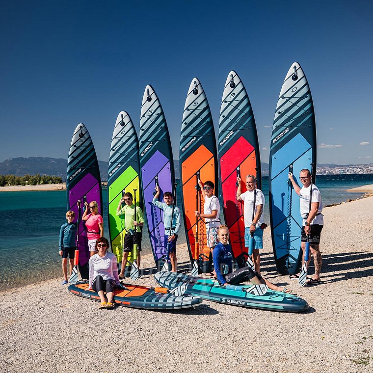 SUP GLADIATOR PRO 12'6'' LIGHT mit Paddel 2026 - aufblasbares Stand Up Paddle Board