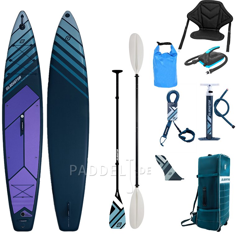 SUP GLADIATOR PRO 12'6'' LIGHT mit Paddel 2026 - aufblasbares Stand Up Paddle Board
