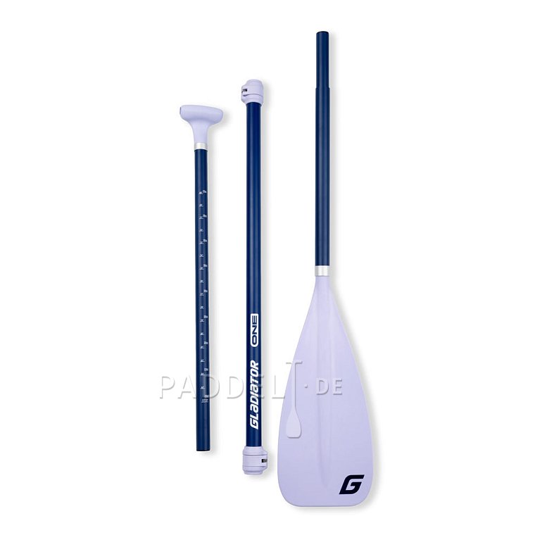 Paddel GLADIATOR ONE Fiberglas 3-teiliges verstellbares SUP-Paddel
