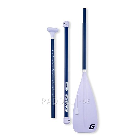Paddel GLADIATOR ONE Fiberglas 3-teiliges verstellbares SUP-Paddel
