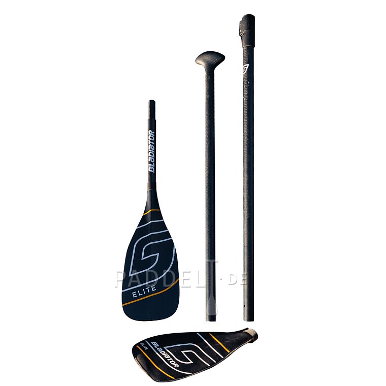 Paddel GLADIATOR ELITE Carbon 3-teiliges verstellbares SUP-Paddel