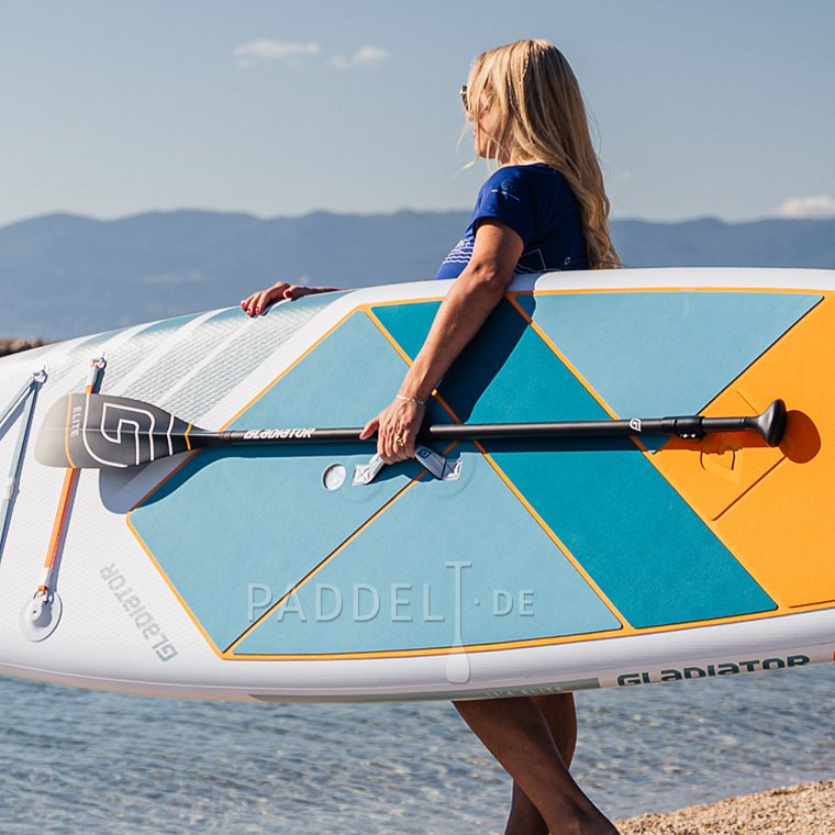 Paddel GLADIATOR ELITE Carbon 3-teiliges verstellbares SUP-Paddel