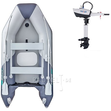 Schlauchboot GLADIATOR LIGHT AK300AD light dark grey mit Luftboden