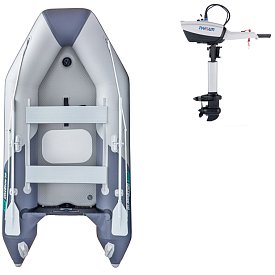 Schlauchboot GLADIATOR LIGHT AK300AD light dark grey mit Luftboden