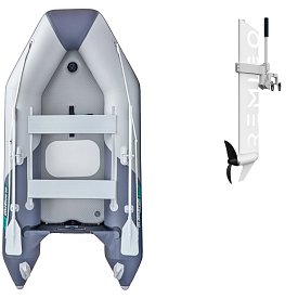 Schlauchboot GLADIATOR LIGHT AK300AD light dark grey mit Luftboden