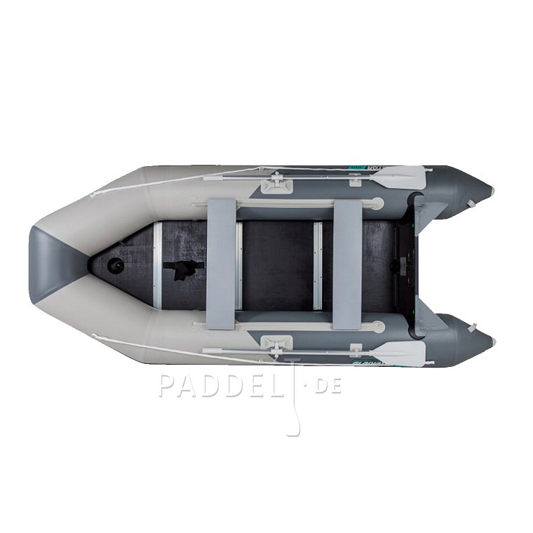 Schlauchboot GLADIATOR LIGHT AK300WF light dark gray mit Lattenboden