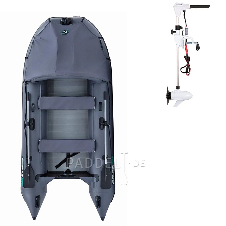 Schlauchboot GLADIATOR ACTIVE C330AL grey mit Aluminiumboden