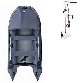 Schlauchboot GLADIATOR ACTIVE C330AL grey mit Aluminiumboden