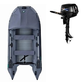 Schlauchboot GLADIATOR ACTIVE C330AL grey mit Aluminiumboden