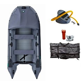 Schlauchboot GLADIATOR ACTIVE C330AL grey mit Aluminiumboden