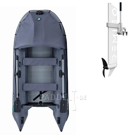 Schlauchboot GLADIATOR ACTIVE C330AL grey mit Aluminiumboden