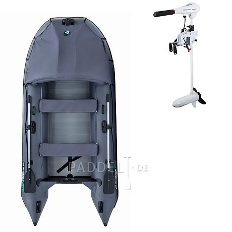 Schlauchboot GLADIATOR ACTIVE C330AL grey mit Aluminiumboden