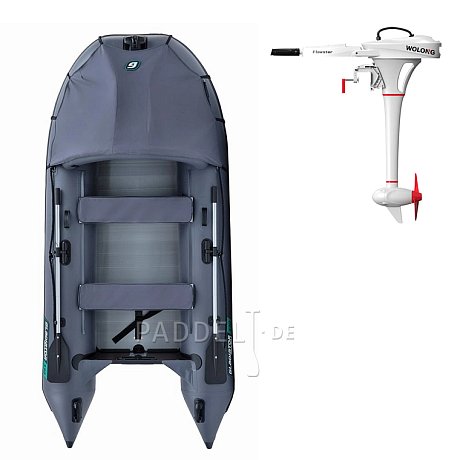 Schlauchboot GLADIATOR ACTIVE C330AL grey mit Aluminiumboden