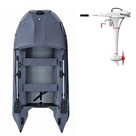 Schlauchboot GLADIATOR ACTIVE C330AL grey mit Aluminiumboden