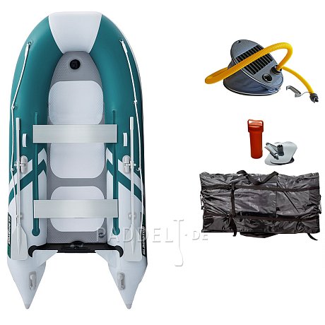 Schlauchboot GLADIATOR CLASSIC B330AD sea green white mit Luftboden