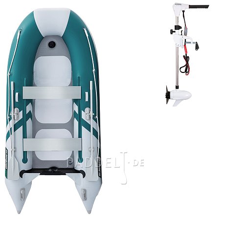 Schlauchboot GLADIATOR CLASSIC B330AD sea green white mit Luftboden