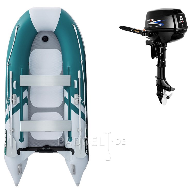  Schlauchboot GLADIATOR CLASSIC B330AD sea green white mit Luftboden