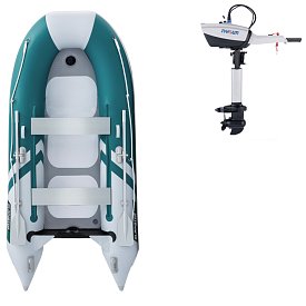 Schlauchboot GLADIATOR CLASSIC B330AD sea green white mit Luftboden