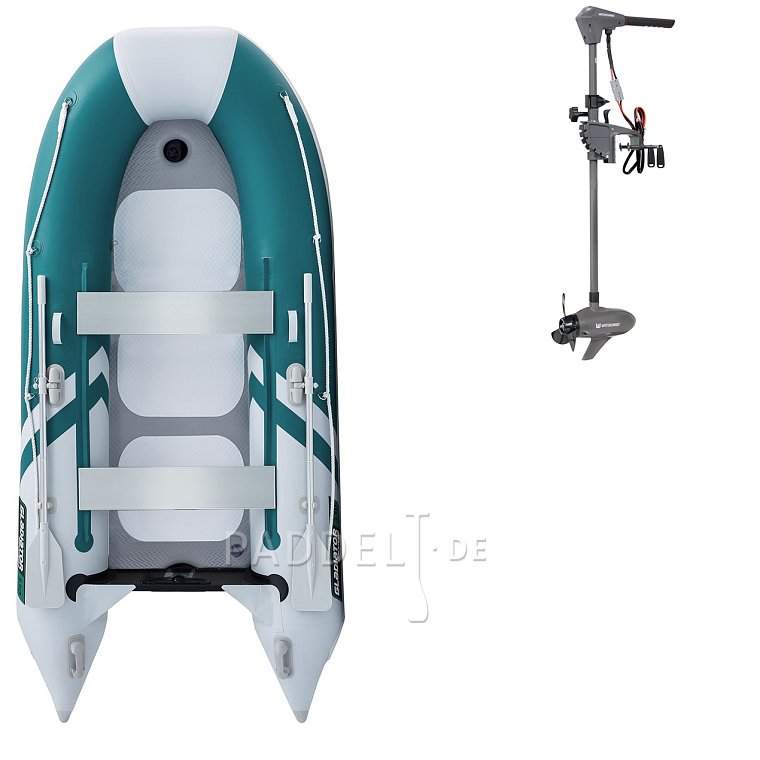 Schlauchboot GLADIATOR CLASSIC B330AD sea green white mit Luftboden