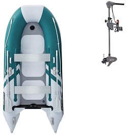 Schlauchboot GLADIATOR CLASSIC B330AD sea green white mit Luftboden