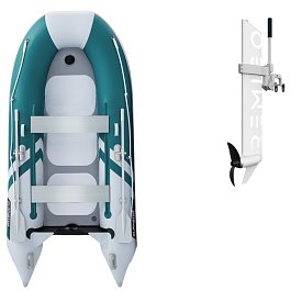 Schlauchboot GLADIATOR CLASSIC B330AD sea green white mit Luftboden